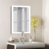 LED Lighted LED Lit Mirror Rectangular Fog Free Frameless Bathroom Vanity Mirror - 20*28