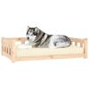 Dog Bed 41.5"x29.7"x11" Solid Wood Pine - Brown