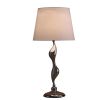 24-Inch Erte Art Deco Silhouette Silver Table Lamp - as Pic