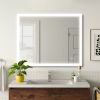 LED Lighted LED Lit Mirror Rectangular Fog Free Frameless Bathroom Vanity Mirror - 40*32