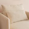 Modern fabric accent armchair,upholstered single sofa chair,Beige Cotton Linen-30.7'' - as Pic