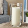 Mainstays Clear Curved Glass Hurricane Candle Holder - Mainstays