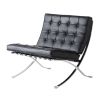 TENGYE furniture Barcelona chair designer chair - Black