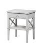 Madison Dove Gray Nightstand - as Pic