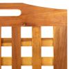 3-Panel Room Divider 47.6"x0.8"x47.2" Solid Acacia Wood - Brown