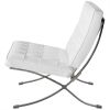 TENGYE furniture Barcelona chair designer chair - White