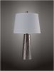 25"H Silver leaf Hammered Table Lamp (1PC/CTN) (2.15/6.97) - as Pic