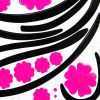 Dancing Flowers - Wall Decals Stickers Appliques Home Decor - HEMU-HL-931