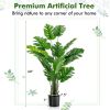 1/2pcs 5 Feet Artificial Tree Faux Monstera Deliciosa Plant for Home Indoor and Outdoor - 2