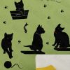 Naughty Kittens - Hemu Wall Decals Stickers Appliques Home Decor 11.8 BY 23.6 Inches - HEMU-LD-843