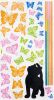 Cat with Butterflies - Wall Decals Stickers Appliques Home Decor - HEMU-HL-1241
