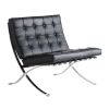 TENGYE furniture Barcelona chair designer chair - Black
