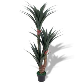 Artificial Yucca Plant with Pot 61" Green - Green