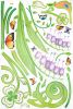 Butterflies and Ivy - X-Large Wall Decals Stickers Appliques Home Decor - HEMU-HL-9808