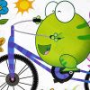 Bicycling 1 - Wall Decals Stickers Appliques Home Decor - HEMU-HL-970