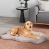 Orthopedic Dog Bed with Memory Foam Support for Large Dogs - Beige