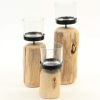 Driftwood Candle Holders Set of 3 - Koyal Wholesale