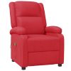Massage Chair Red Faux Leather - Red