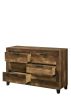 ACME Morales Dresser, Rustic Oak Finish 28595 - as Pic