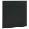 4-Panel Room Divider Black 63"x70.9" Steel - Black