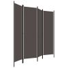 4-Panel Room Divider Anthracite 78.7"x70.9" - Anthracite