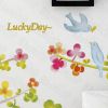 Lucky Day - Hemu Wall Decals Stickers Appliques Home Decor 12.6 BY 23.6 Inches - HEMU-TC-1092